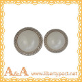 two part pearl ABS button